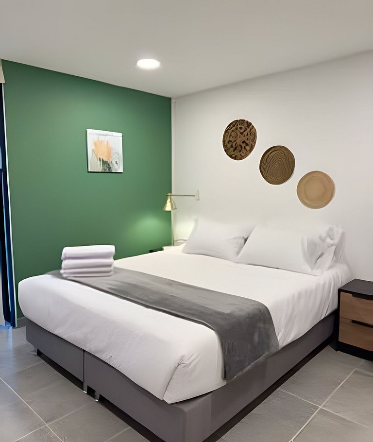 Central con vista al exterior