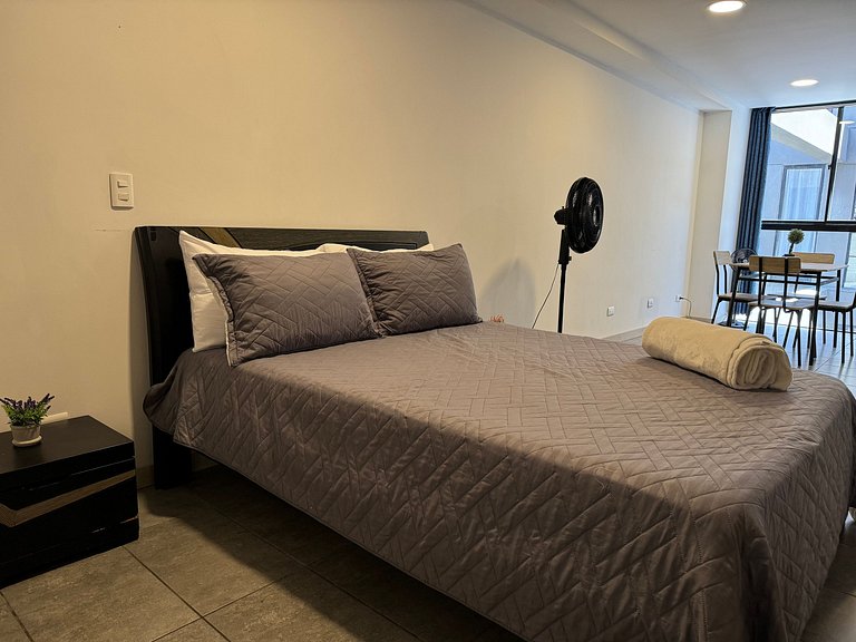 Condo centrico/ cama Queen/ Wi-Fi