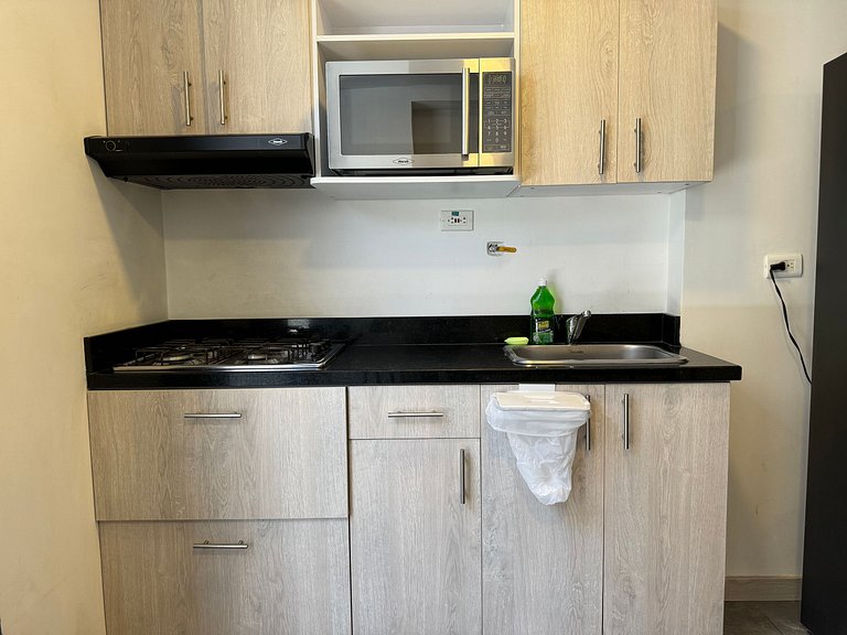 Condo centrico/ cama Queen/ Wi-Fi