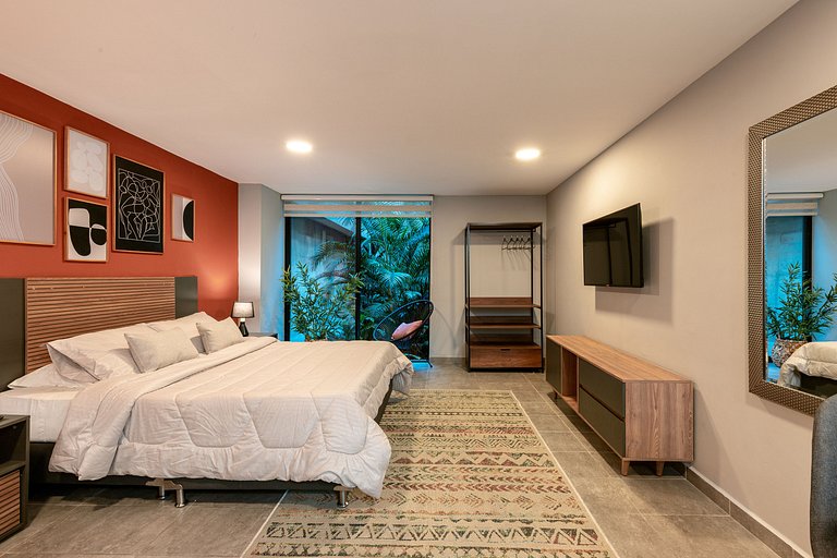 Loft moderno en el centro / cama Queen