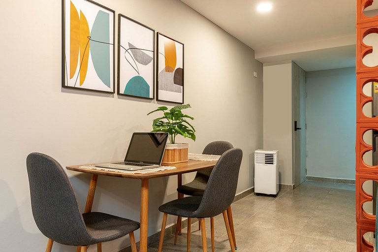 Loft moderno en el centro / cama Queen