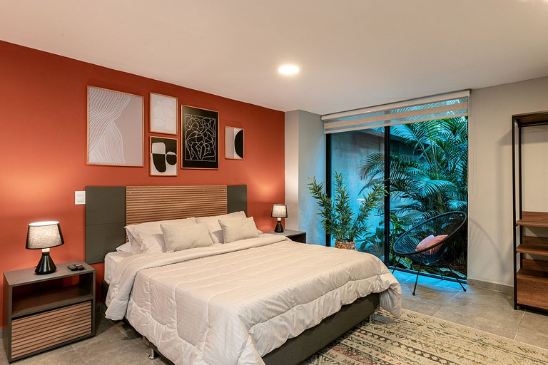 Loft moderno en el centro / cama Queen