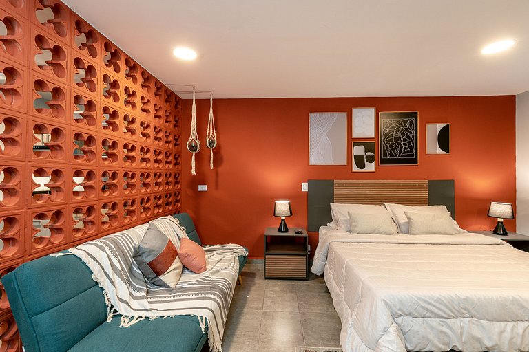 Loft moderno en el centro / cama Queen