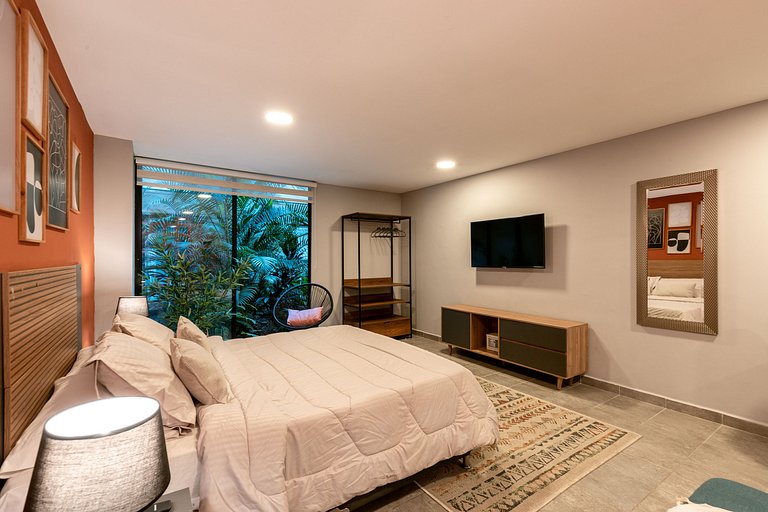 Loft moderno en el centro / cama Queen