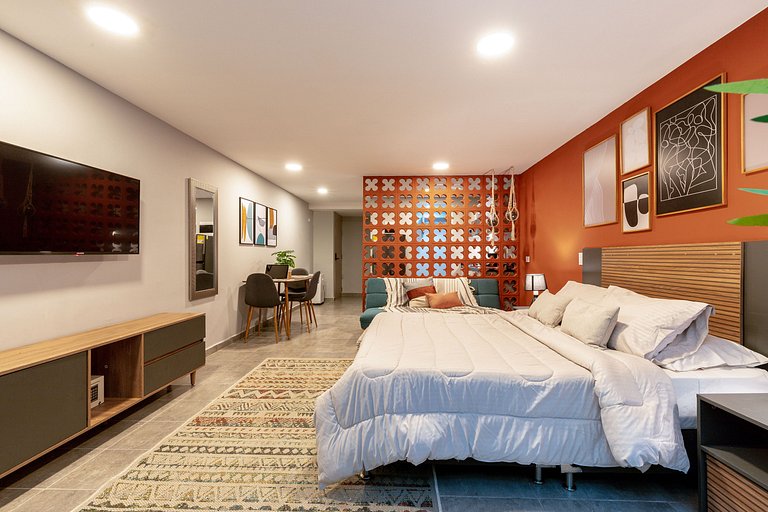 Loft moderno en el centro / cama Queen