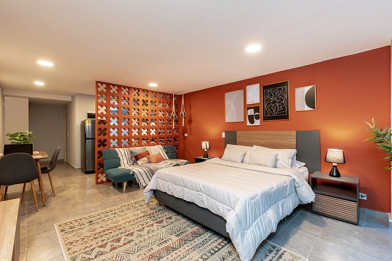 Loft moderno en el centro / cama Queen