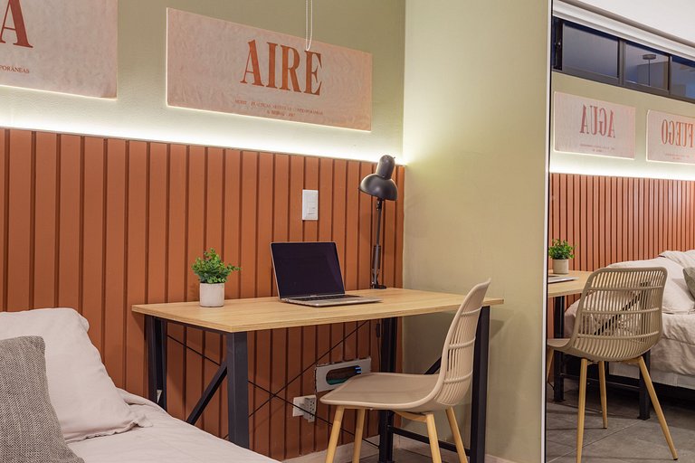 Con AC y Wi-Fi en el centro