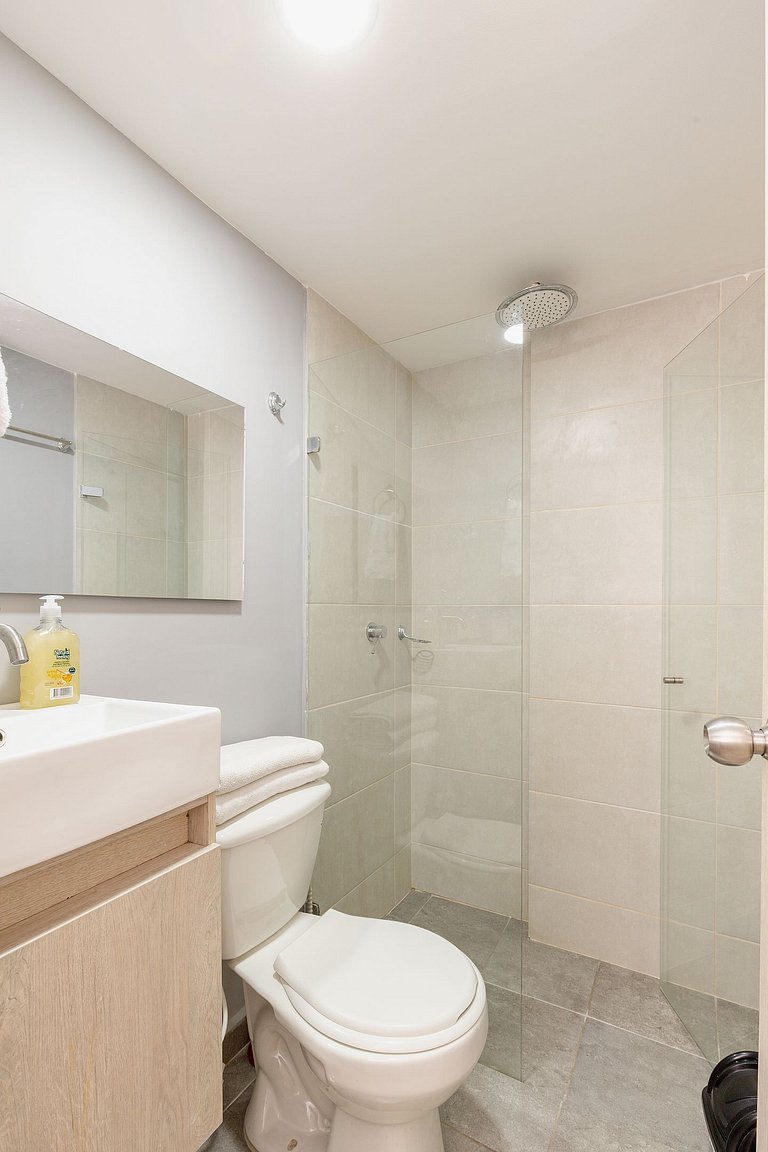 Loft con vista al jardín para descanso natural