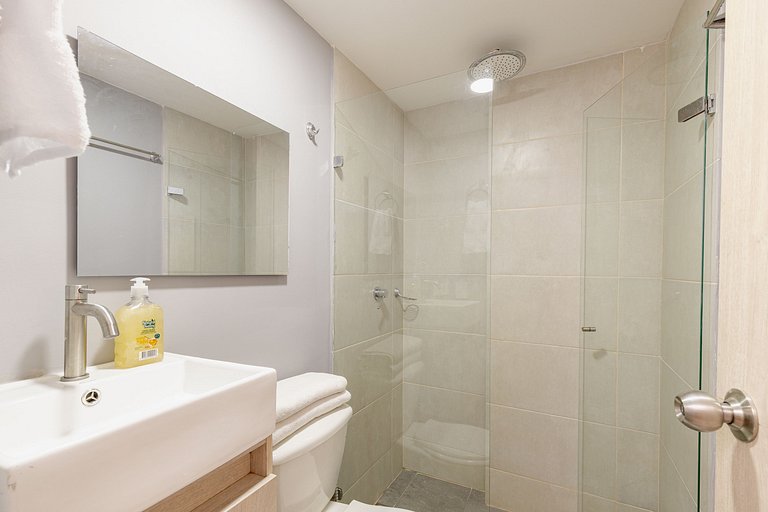 Loft con vista al jardín para descanso natural