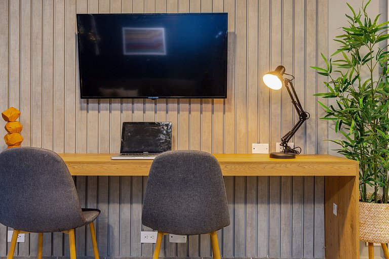 Loft con vista al jardín para descanso natural