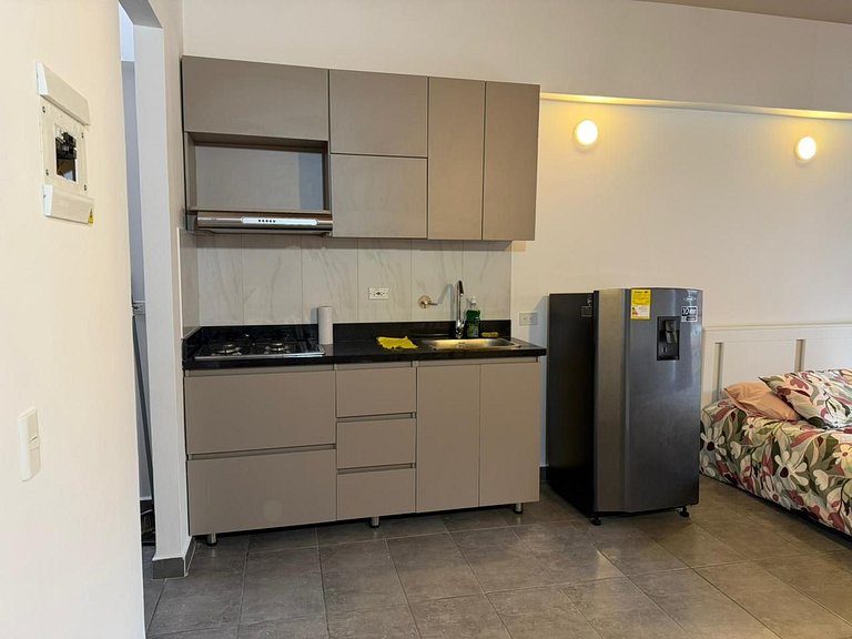 Loft con balcón en el centro de Medellin