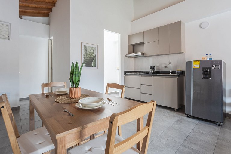 Loft con balcón en el centro de Medellin