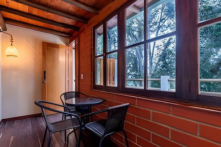 Cabaña con habitación privada y cocina