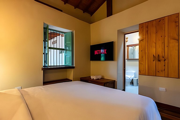 Cabaña con habitación privada y cocina