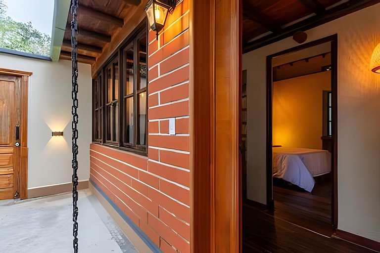Cabaña con habitación privada y cocina